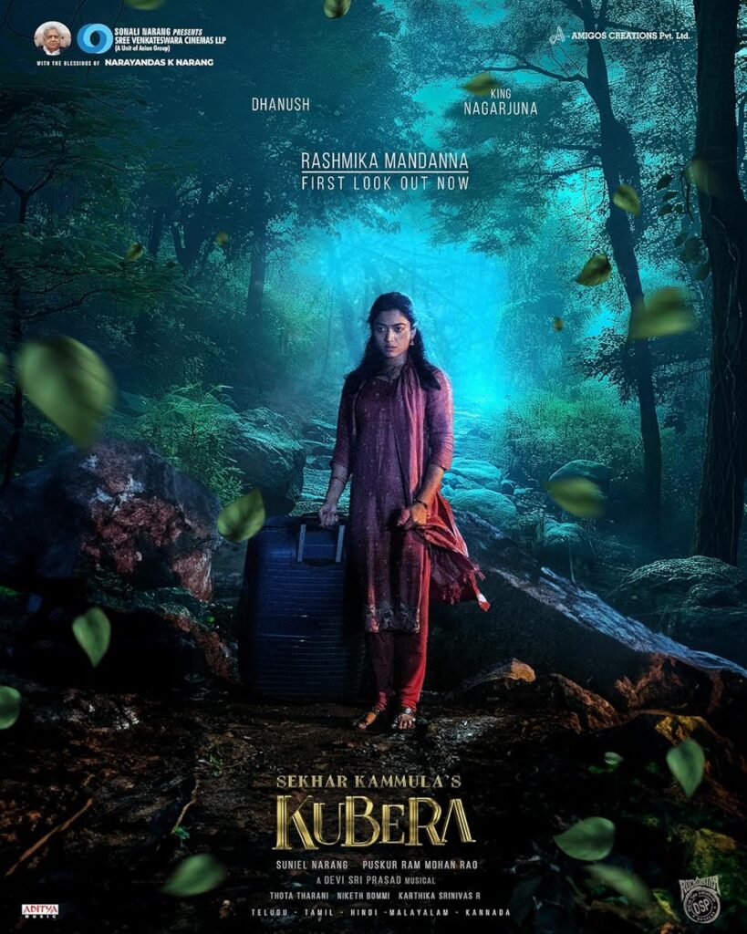 Explore Kuberaa (2025), a mythological-political Telugu drama starring Dhanush, Rashmika Mandanna & Nagarjuna. Know its genre, trailer pace, language-wise box office potential & full cast details.