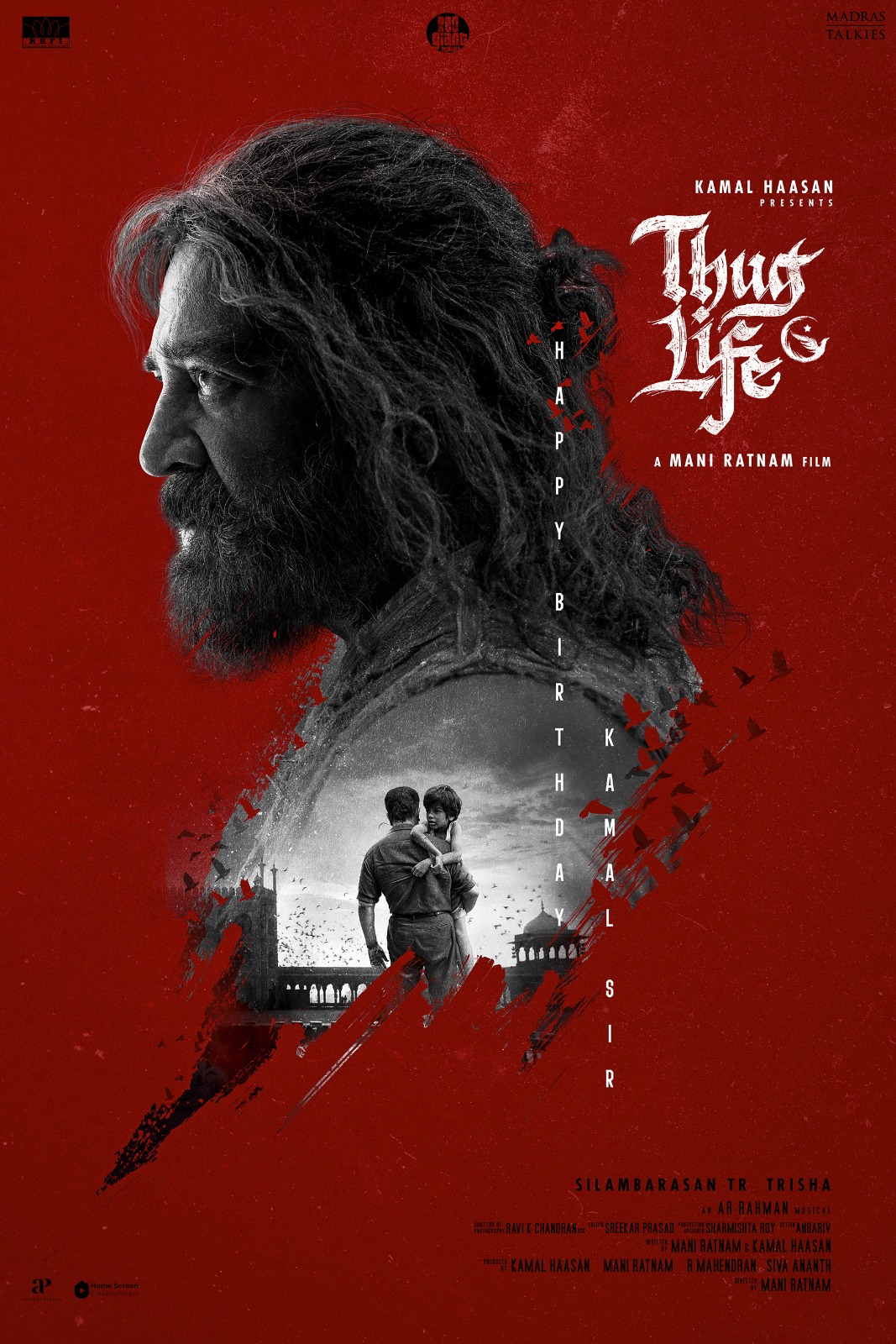 thug life by Kamal Hasan Trailer out now poster